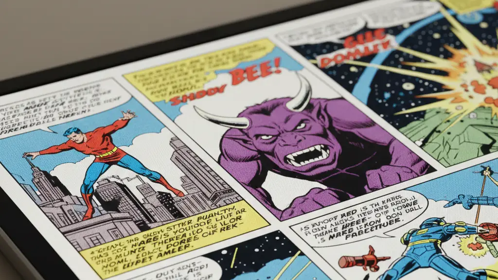 Screen clarity and text readability when reading comics on a tablet