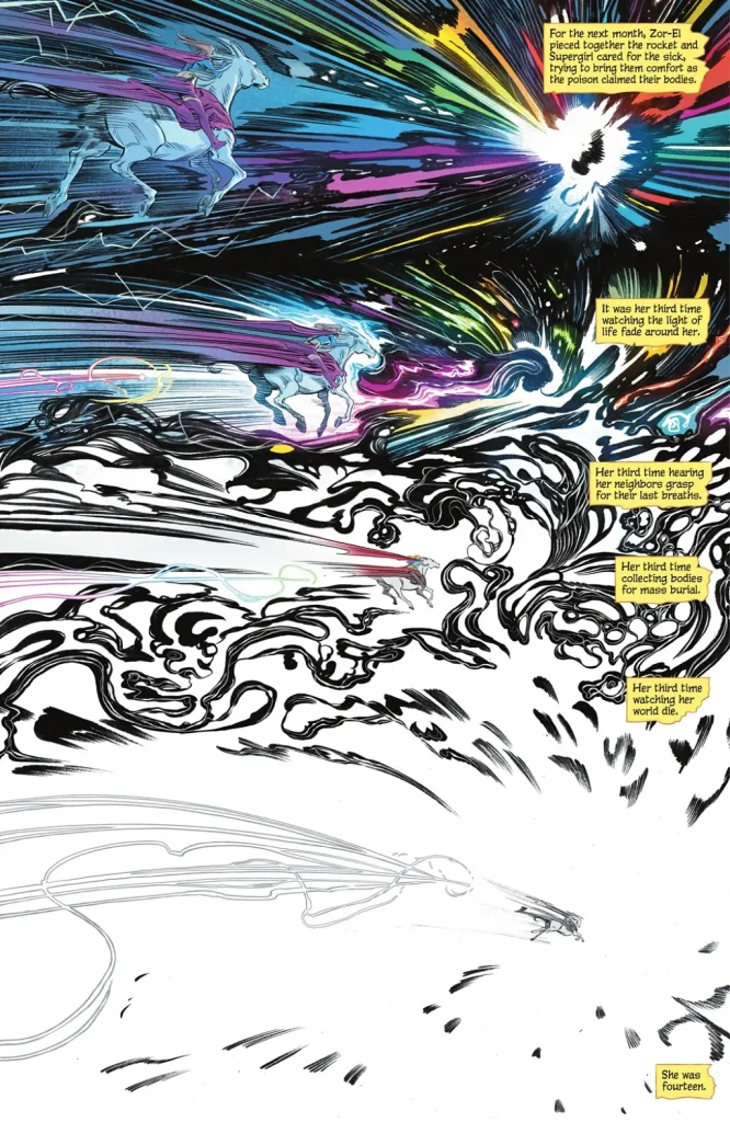 Supergirl Woman of Tomorrow #6 Kara riding Comet the Super-Horse