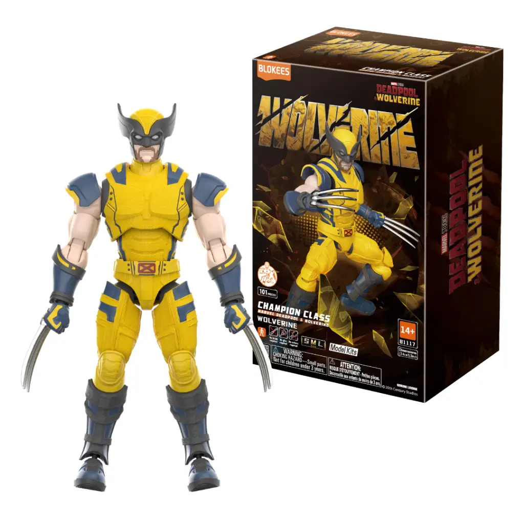 Blokees Wolverine Action Figure & Box