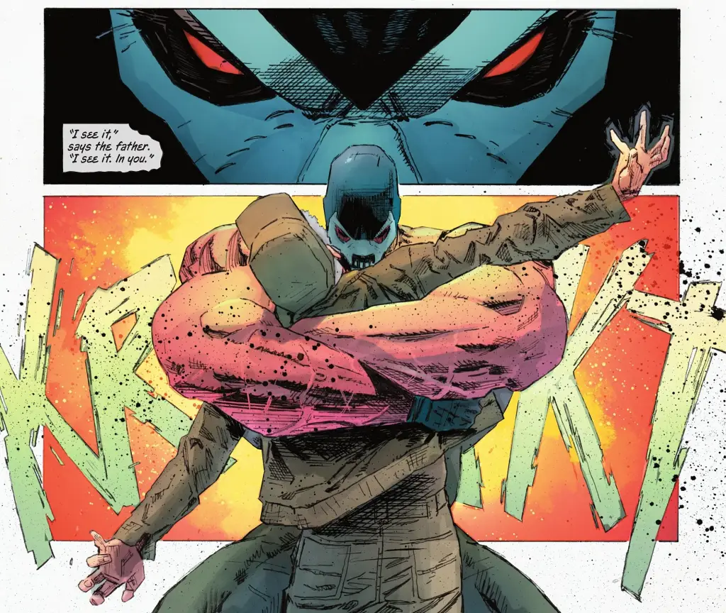 Absolute Batman #11 - Bane Crushing His Father