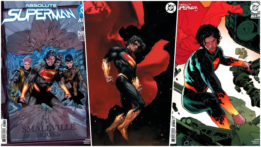 Absolute Superman #8 Covers