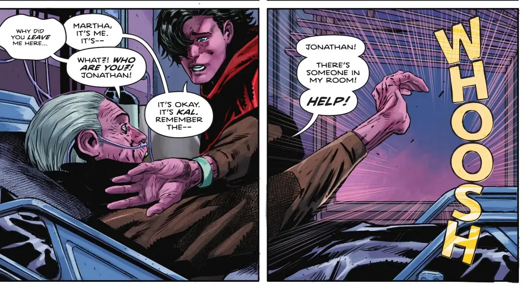 Absolute Superman #8 - Martha is suffering from dementia